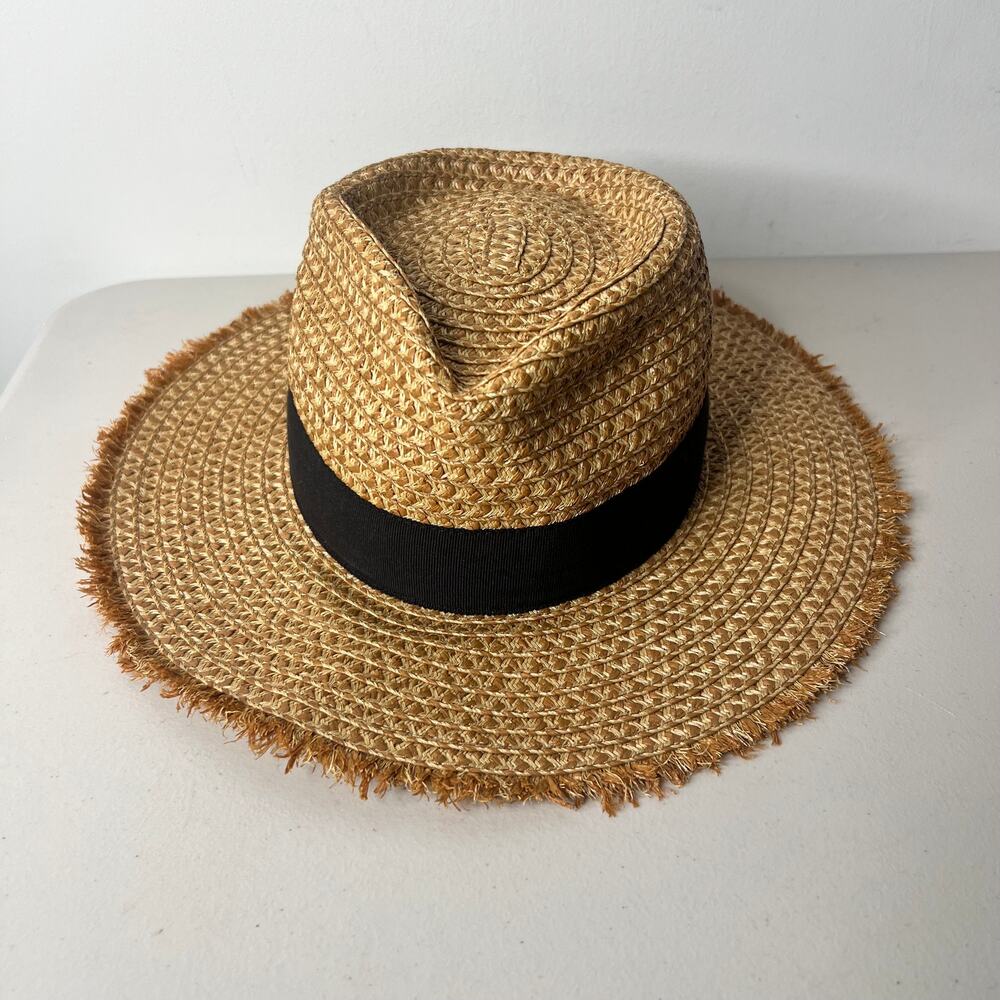 Eric Javits Straw Fedora Look Again Sun Hat - Picture 6 of 8
